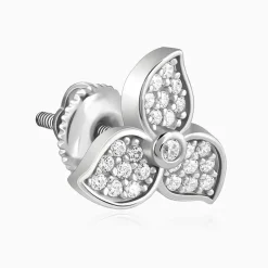 Silver Flowie Studs