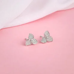 Silver Flowie Studs
