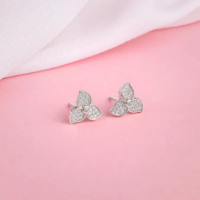 Silver Flowie Studs