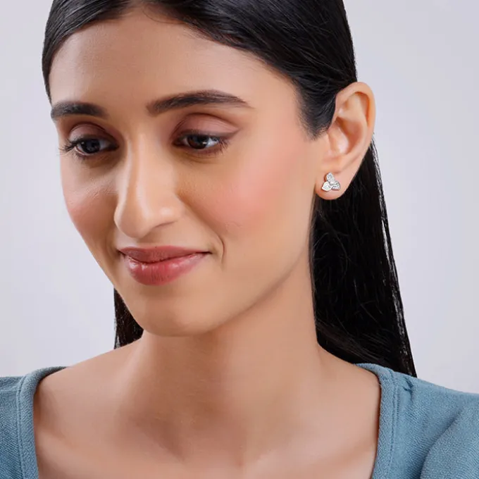 Silver Flowie Studs