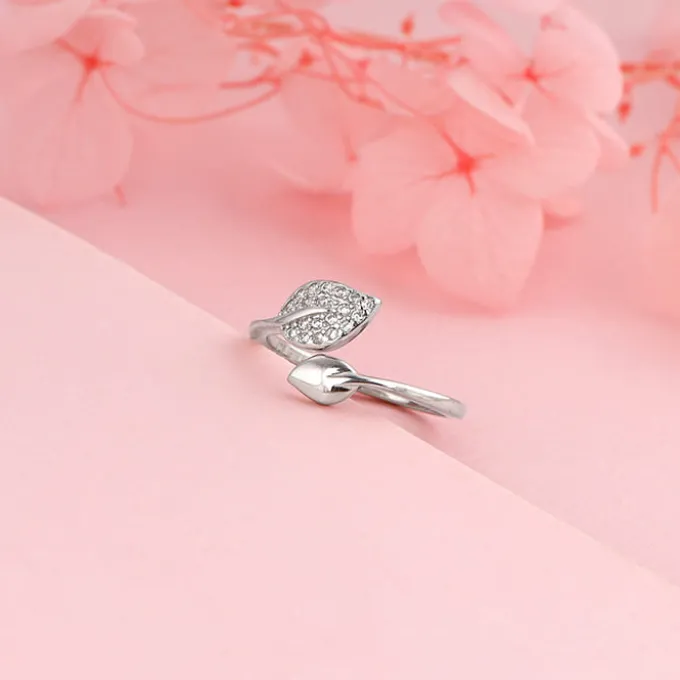Silver Foliole Ring