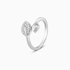 Silver Foliole Ring