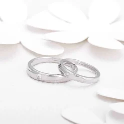 Silver Forever Couple Bands