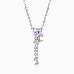 Silver Forever Held Necklace