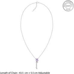 Silver Forever Held Necklace