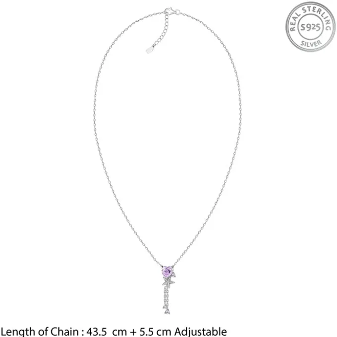 Silver Forever Held Necklace