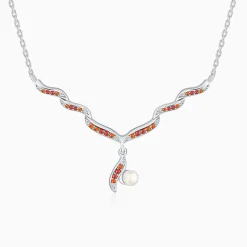Silver Gaia Necklace
