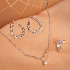 Silver Gaia Set of 3