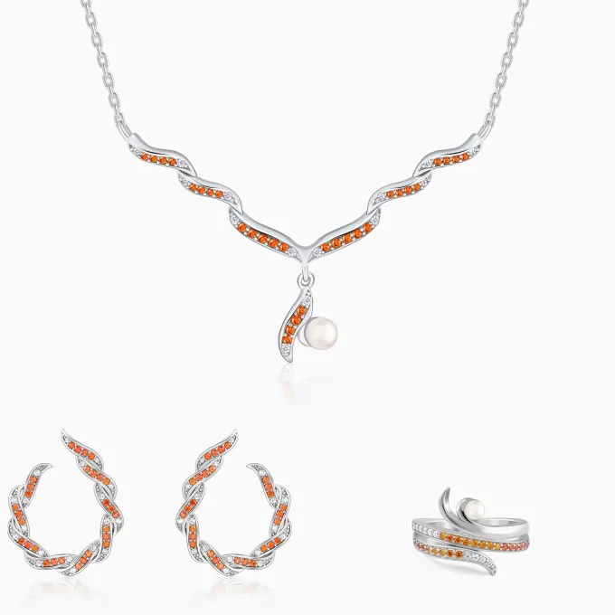 Silver Gaia Set of 3