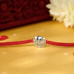 Silver Gajanana Rakhi