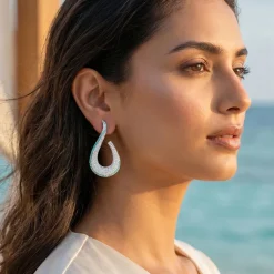 Silver Galene Earrings