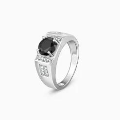 Silver Gentle Harmony Ring For Him