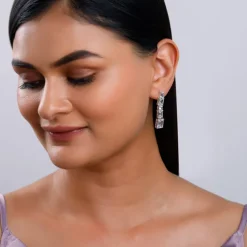 Silver Glam Earrings