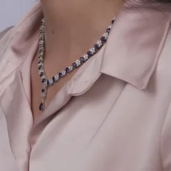 Silver Glamour In Colour Necklace