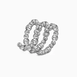 Silver Glitter Ring