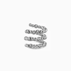 Silver Glitter Ring