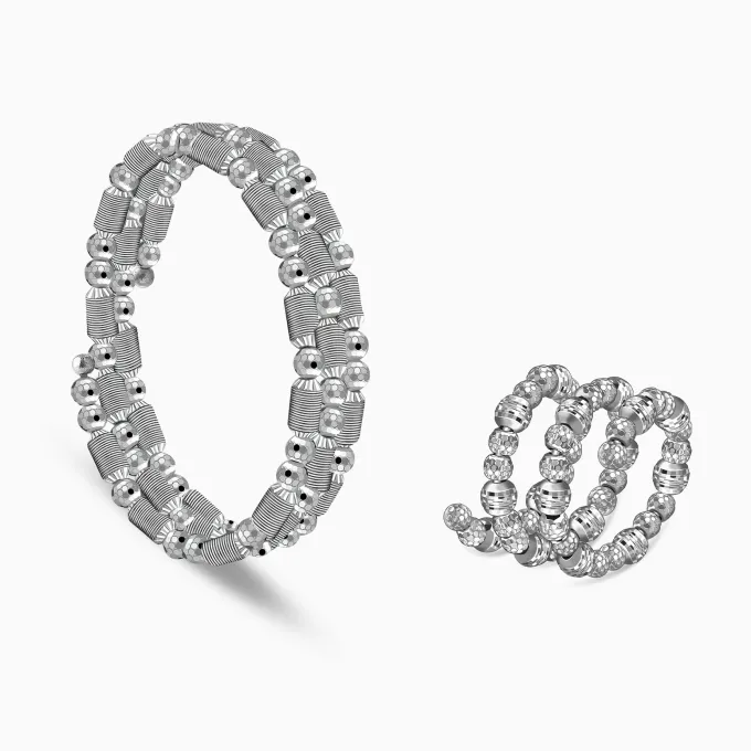 Silver Glitter Set