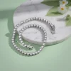 Silver Glow Up Tennis Bracelet