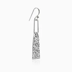 Silver Glowy Bar Danglers