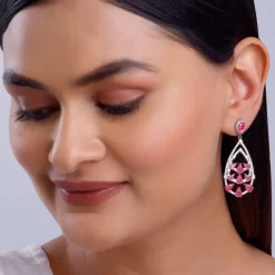 Silver Graceful Drop Earrings