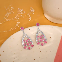 Silver Graceful Drop Earrings