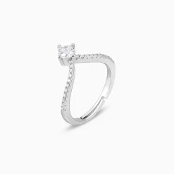 Silver Groovy Vanki Ring