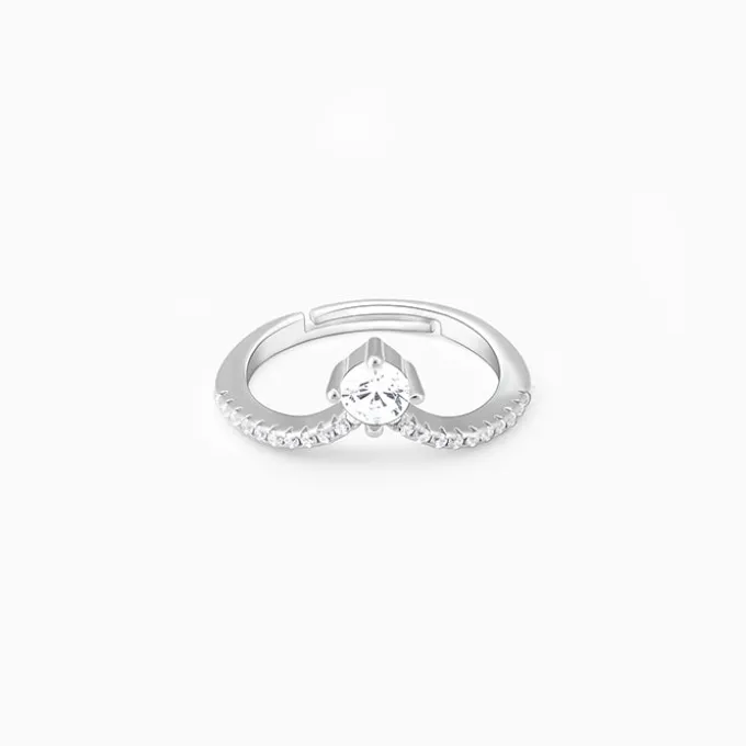 Silver Groovy Vanki Ring