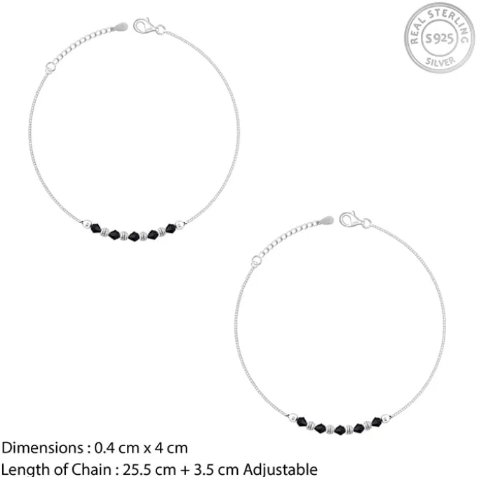 Silver Gypsy Gleams Anklet