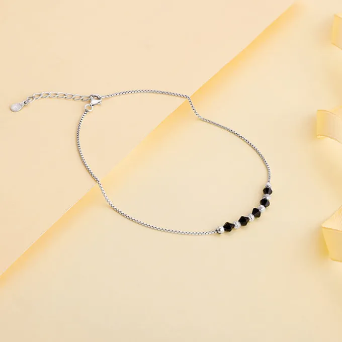 Silver Gypsy Gleams Anklet
