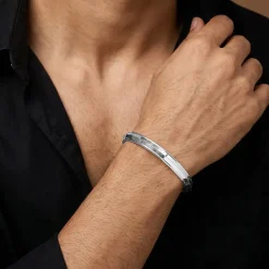 Silver Harpal Kada For Him (Size 7.1)