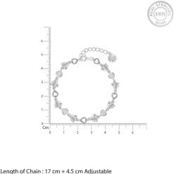 Silver Heartlock Bracelet