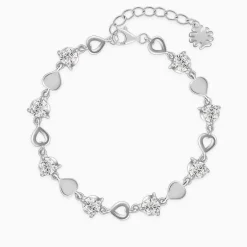 Silver Heartlock Bracelet