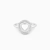Silver Heart's Odyssey Ring