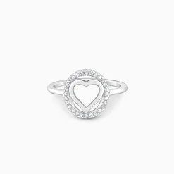Silver Heart's Odyssey Ring