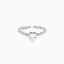 Silver Heart's Paradise Ring