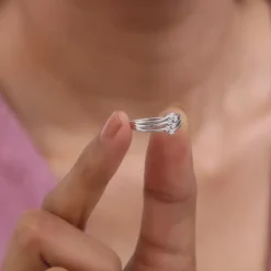 Silver Heavenly Stairs Ring