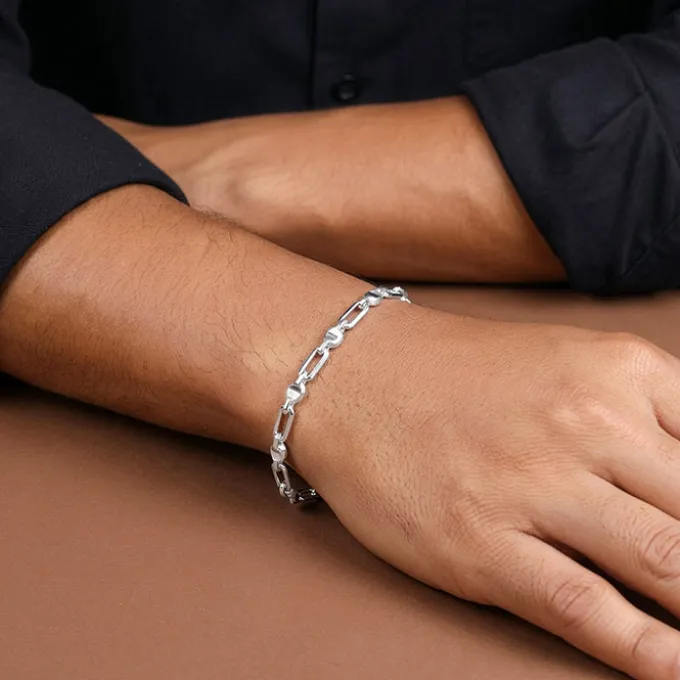 Silver Heshe Bracelet for Him