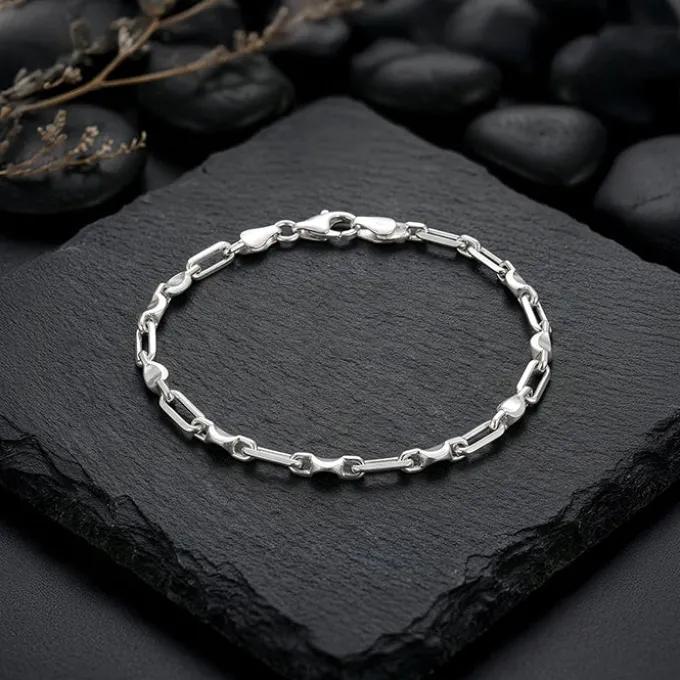 Silver Heshe Bracelet for Him