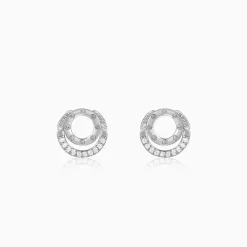 Silver High Spark Earrings