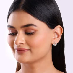 Silver High Spark Earrings