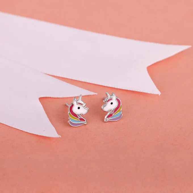 Silver Honey Blossom Kids Earrings (4-12 yrs)