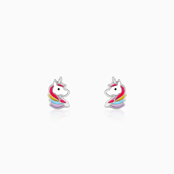 Silver Honey Blossom Kids Earrings (4-12 yrs)