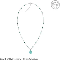 Silver Hue Flow Necklace