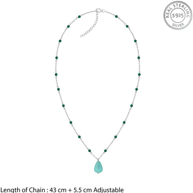 Silver Hue Flow Necklace