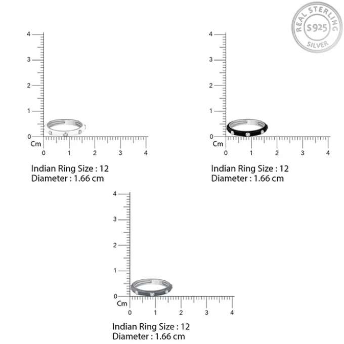 Silver Imperial Stack Rings