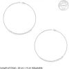Silver Infinite Joy Anklet