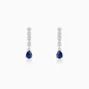 Silver Infinity Dangler Earrings