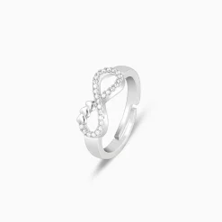 Silver Infinity Heart Set Of Four
