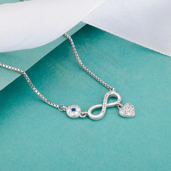 Silver Infinity Love Necklace