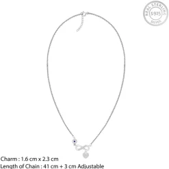 Silver Infinity Love Necklace